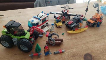 Lego Set - City - 7890 / 60019 / 60181 / 60054 / 60240, Nieuw
