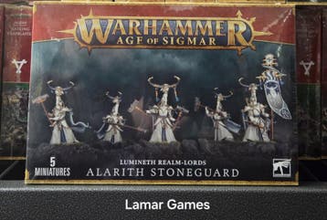 Lumineth Realm-Lords Alarith Stone Guard (Warhammer Age of, Hobby en Vrije tijd, Ophalen of Verzenden, Nieuw