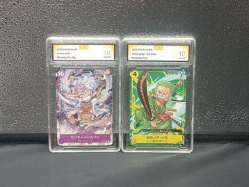 One Piece - 2 Card - One Piece - Monkey D. luffy and Zoro, Nieuw