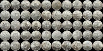 Portugal. 25 Coins - 100/200/250 Escudos - Commemorative -