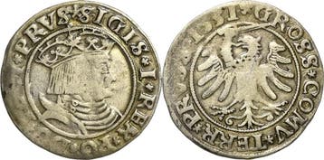 Grosz 1531, Polen Sigismund I 1506-1548, Verzenden