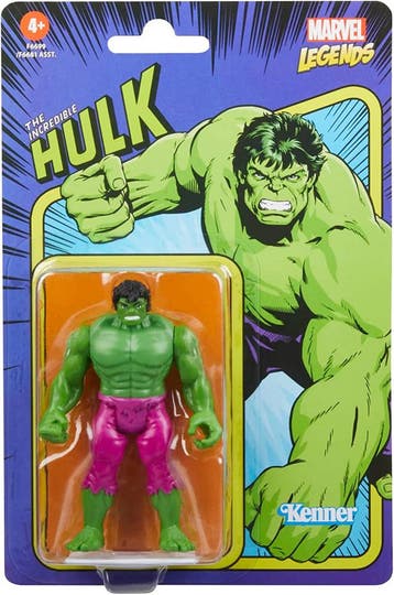 Hasbro Marvel Legends Retro 3.75 - Hulk Action Figure (Nieu, Verzenden, Nieuw