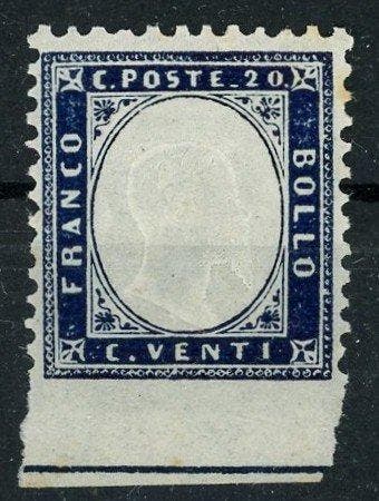 Koninkrijk Italië 1862 - Effigie van V.E.II 20 centesimi, Gestempeld