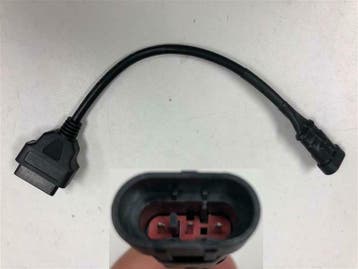APRILIA, PIAGGIO, VESPA scooter - motorbike 3 pin naar 16 pi, Motoren, Ophalen of Verzenden
