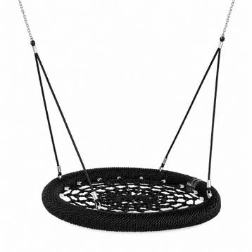 Nestschommel 100 cm zwart NEN-EN 1176 gekeurd, max 600 kg, Ophalen of Verzenden, Nieuw