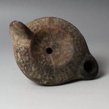 Oud-Romeins Terracotta olielamp (Zonder minimumprijs)