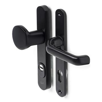 Veiligheidsbeslag met duwer | Intersteel | 92 mm, Verzenden, Nieuw