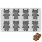 Silikomart Siliconen Vorm Teddybeer (8) 7,9x5,6x2,7cm, Verzenden, Nieuw