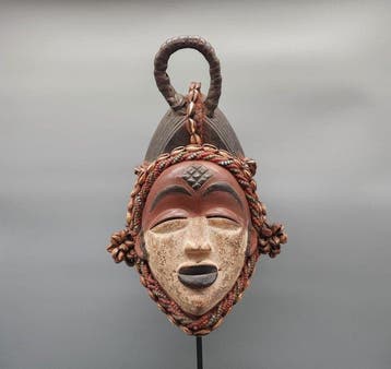 Prachtig masker - Punu - Punu - Gabon (Zonder minimumprijs)