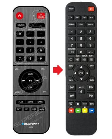 Blaupunkt LS178 / LS178-1 afstandsbediening, Verzenden, Nieuw