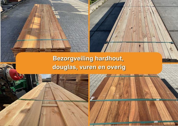 Bezorgveiling hardhout, douglas, vuren en overig (8834), Doe-het-zelf en Verbouw, Hout en Planken