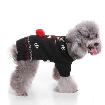 Honden Foute Kersttrui Zwart Eland (Honden kleding), Ophalen of Verzenden, Nieuw, Hondenvest