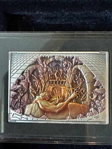 Niue. 2 Dollars 2022 Street Art Kurt Wenner - XXL Relief 1