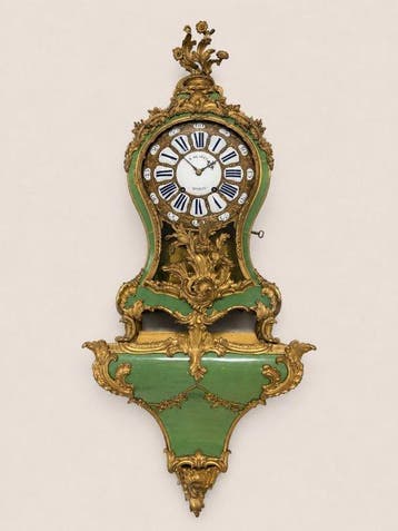Cartel klok - Antiek Brons - 1750-1800 - Louis XV kartelklok
