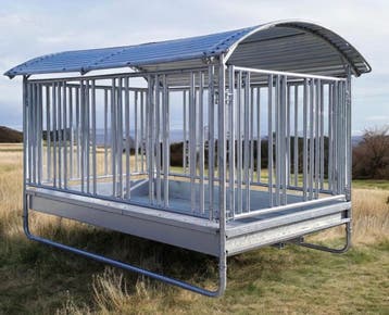 Hooiruif 3x2m met levering vierkante voor paarden ruif, Weidegang