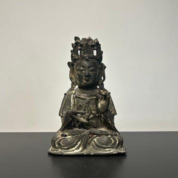 Brons Ming Boeddha - Brons - China - Ming Dynastie