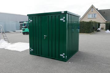 TE KOOP Metalen Schuur | Groen | opslagruimte BEPERKT AANBOD, Nieuw
