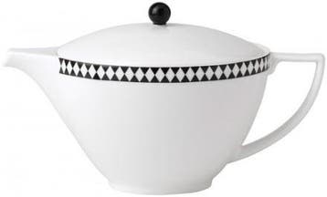 Wedgwood Jasper Conran Mosaic Black Theepot, Verzenden, Nieuw, Overige materialen, Overige stijlen