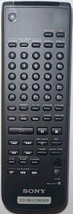 Afstandsbediening Sony rm-cw1 Cd recorder, Ophalen of Verzenden, Nieuw, Origineel