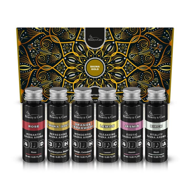 Beauty & Care Cadeaupakket sauna gold 1 Set.  new, Sport en Fitness, Sauna, Fins of Traditioneel, Toebehoren, Nieuw, Ophalen of Verzenden