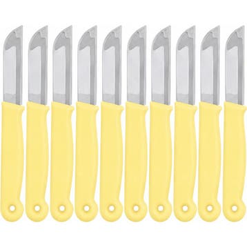 Solingen Schilmesje – RVS Glad – 16 cm met Blade Cover, Ophalen of Verzenden, Nieuw, Rvs of Chroom
