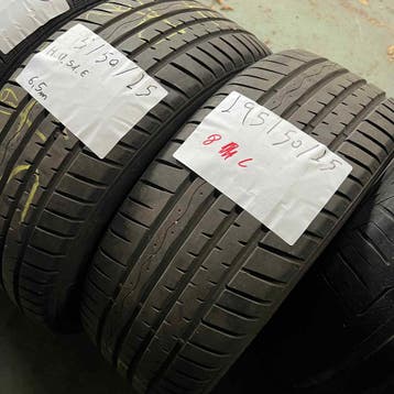 2 x Hankook Ventus S1 Evo 195-50-15 Zomerbanden 6,5mm, Gebruikt, 15 inch, Ophalen of Verzenden, Band(en)