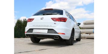 FOX Seat Leon 5F ST - starre achteras einddemper rechts/link, Verzenden, Nieuw