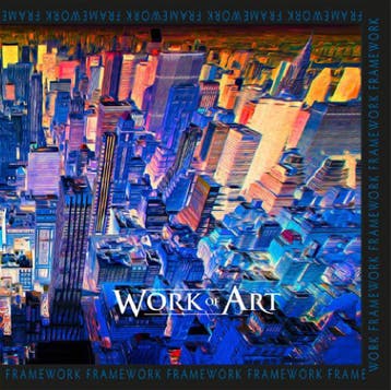 lp nieuw - Work Of Art - Framework, Verzenden, Zo goed als nieuw, Overige formaten