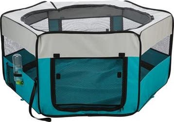 Indoor Knaagdierren Trixie Turquoise/Grijs – Inklapbare B., Verzenden, Nieuw, Overige typen