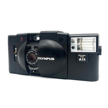 Olympus XA2 + A11 flash | Analoge compactcamera, Audio, Tv en Foto, Fotocamera's Analoog, Nieuw