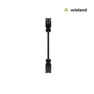 Wieland GST18I3 Koppelsnoer 1,5 MM² 2 meter zwart, Nieuw