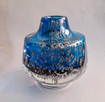 Schott Zwiesel - Vaas - Glas - FLORIDA SERIES - ca. 1952
