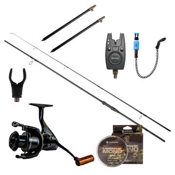 Ultimate Adventure Carp Stalker Complete One Rod Set 1.80m, Verzenden, Nieuw