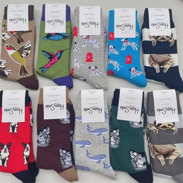 Happy Socks Heren Mid-tube Sokken - Pure Katoen, Klassiek Co, Verzenden, Nieuw