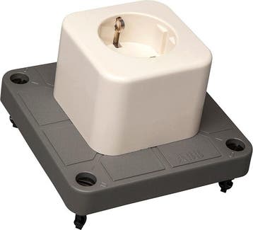 ABB Afdekking 3640 Enkele Schuko Stopcontact Gerecycled, Verzenden, Nieuw, Overige typen