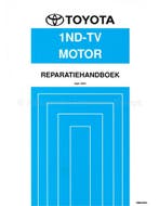 2001 TOYOTA YARIS (VERSO) 1ND-TV MOTOR WERKPLAATSHANDBOEK