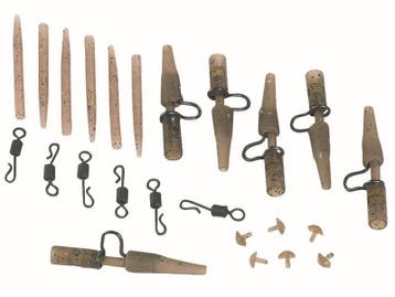 Camouflage Heavy Lead Clips set 6 st. - Karper XL, Verzenden, Nieuw, Overige typen