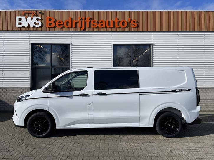 Ford - Transit Custom - Bestelbus dubbele cabine - 320 2.0, Auto's, Bestelauto's, Handgeschakeld, Diesel, Wit, Ford, Ophalen of Verzenden
