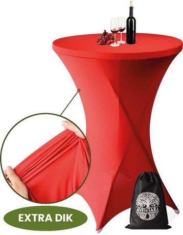 Statafelrok Rood – 80-85 x 110 cm met Opbergtas – Statafelh, Verzenden, Nieuw