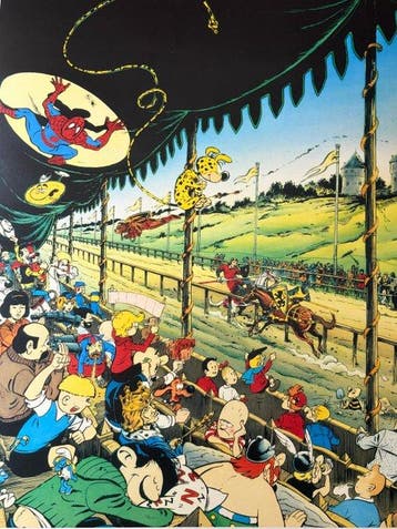 Hommage aux personnages de bande dessinée - La Joute - 1, Nieuw