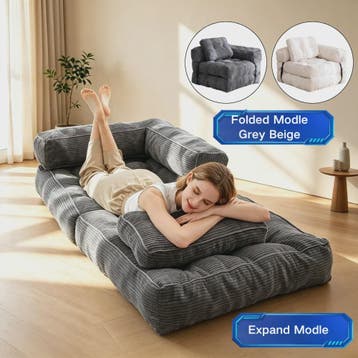 Multifunctionele Opvouwbare Sofa Bed Stoel - Comfortabel Lou, Tuin en Terras, Verzenden, Nieuw