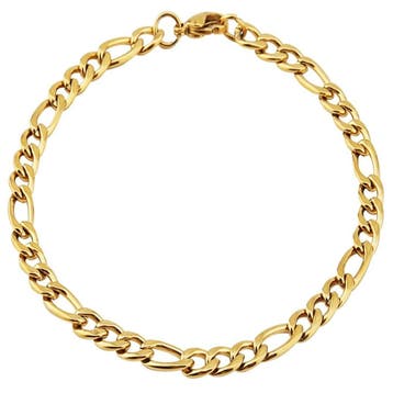 Fako Bijoux - Schakelarmband Figaro - Armband Figaro Schakel, Verzenden, Nieuw