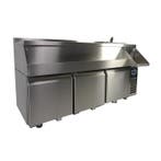 Koelwerkbank met Cocktail Bar Station | 3 deurs | RVS | 5..., Verzenden, Nieuw in verpakking