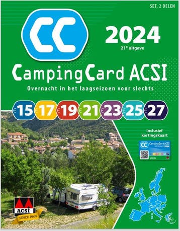CampingCard ACSI 2024 Nederlands - ACSI Campinggids - ACSI, Verzenden, Gelezen, ACSI