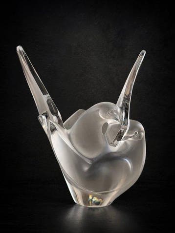 Lalique France - René Lalique - Tafelmiddenstuk - Sylvie -, Antiek en Kunst