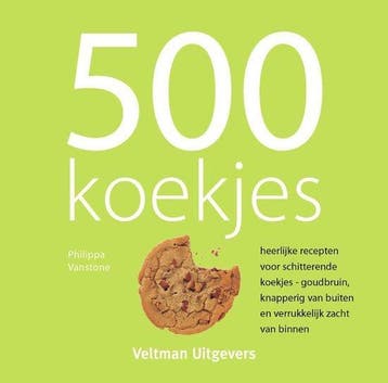 500 koekjes - 500 koekjes, Boeken, Kookboeken, Ophalen of Verzenden, Nieuw