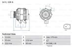 Dynamo / Alternator FORD B-MAX (1.4,1.4 LPG,1.6 Ti), Ophalen of Verzenden, Nieuw