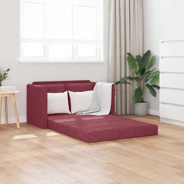 vidaXL Slaapbank vloermodel 2-in-1 112x174x55 cm stof, Verzenden, Nieuw, Stof, Minder dan 150 cm