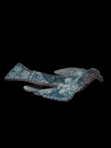 Ancient Roman Brons Rare Empire Eagle Fibula (Zonder