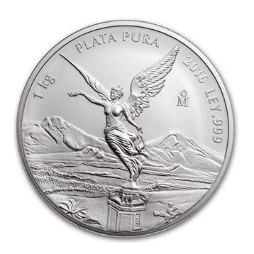 Mexican Libertad 1 kg 2016 (2.000 oplage), Verzenden, Zuid-Amerika, Losse munt, Zilver